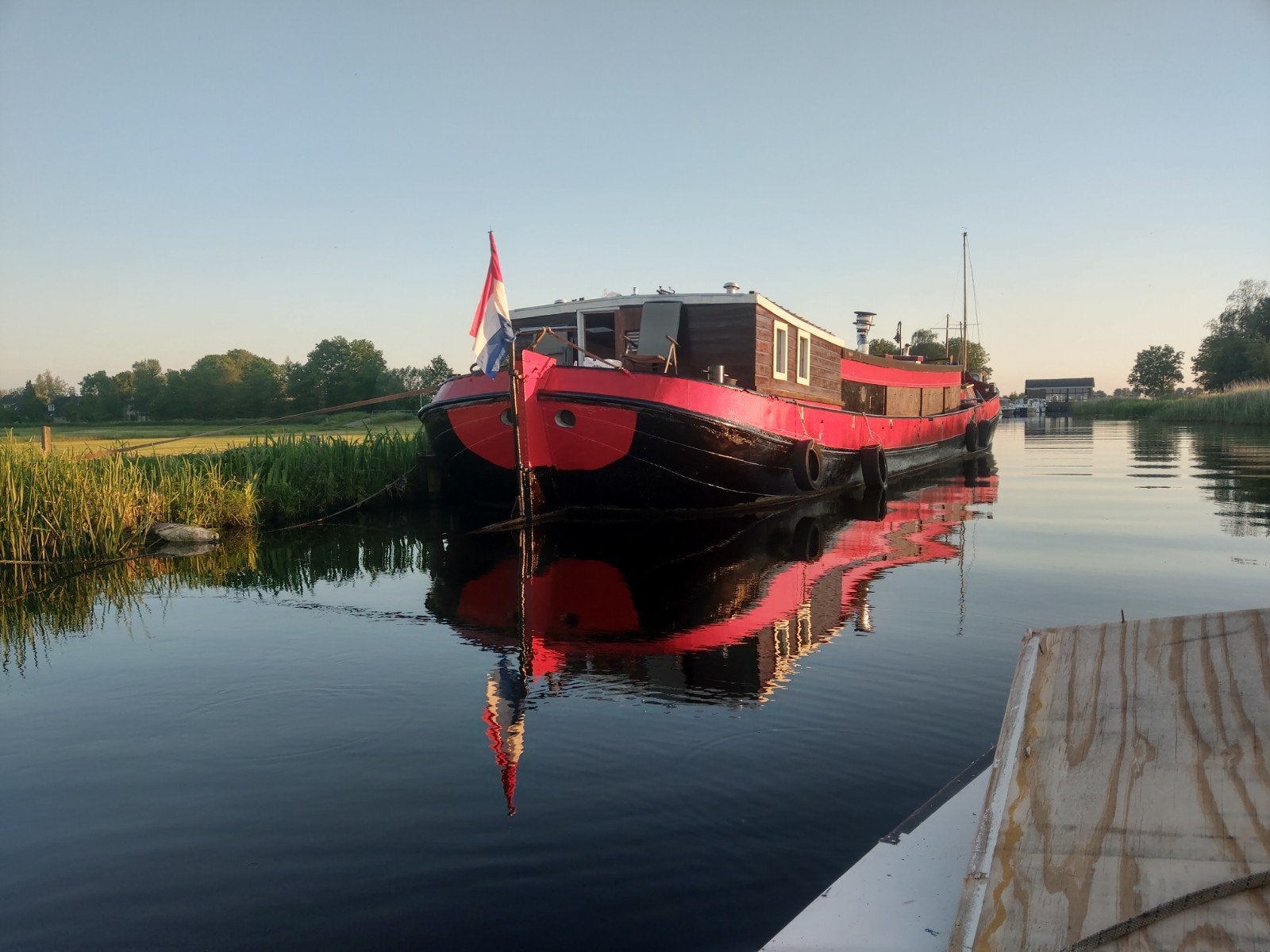 Groningse boltjalk uit 1904, casco 24 x 4,5 meter, Ophalen, Gebruikt, Staal, Tjalk