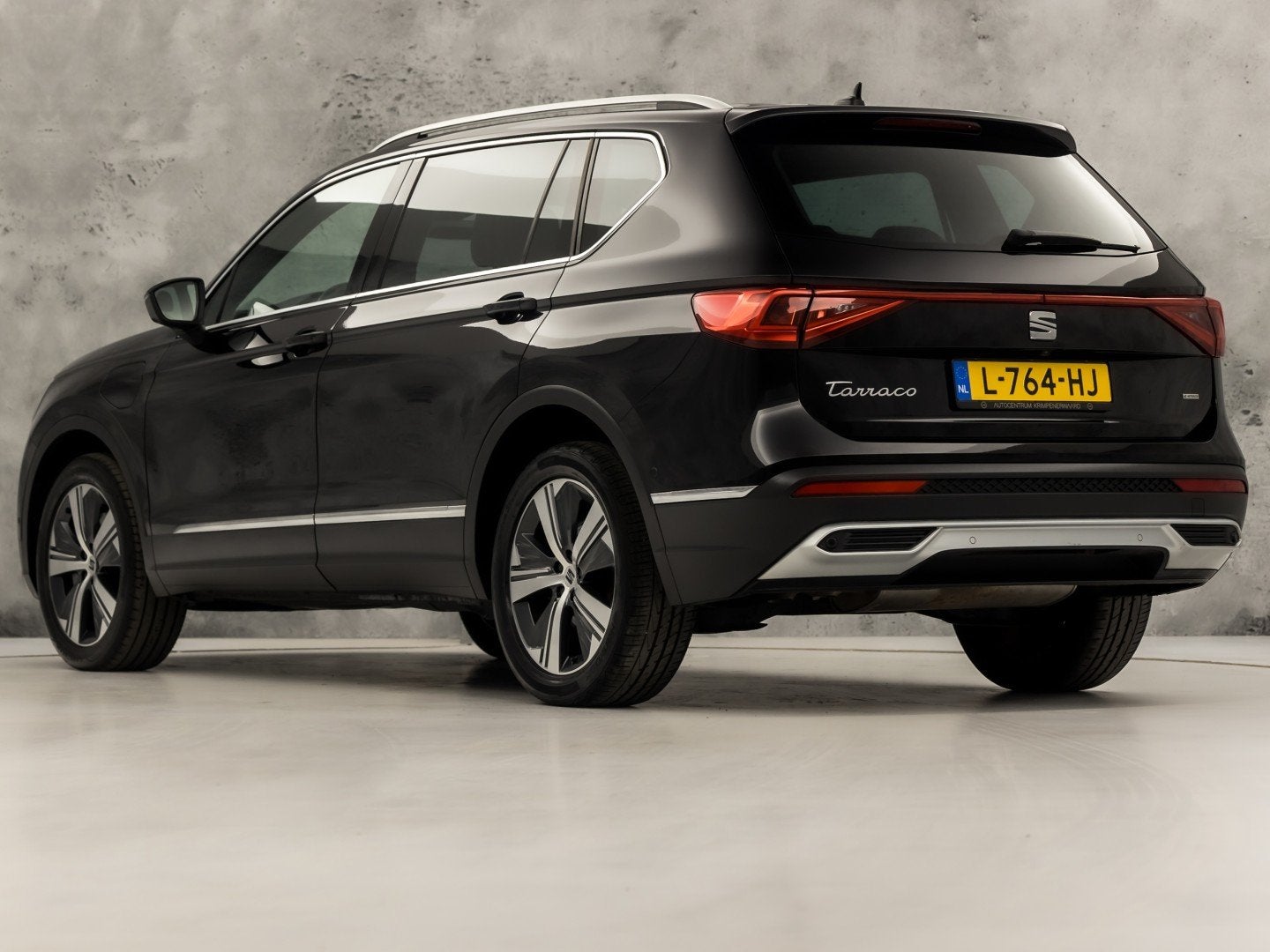 SEAT Tarraco 1.4 TSI e-Hybrid PHEV Xcellence Sport 245Pk Aut, Auto's, 12 maanden, Zwart, Hybride Elektrisch/Benzine, SUV of Terreinwagen
