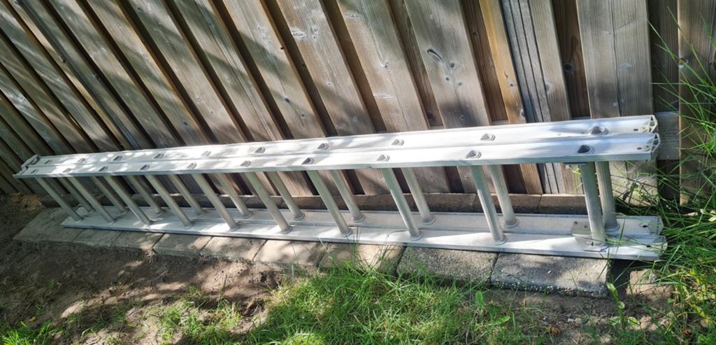 Excelsior opsteek ladder 2X10, Doe-het-zelf en Verbouw, Ladders en Trappen, Ophalen, 4 meter of meer