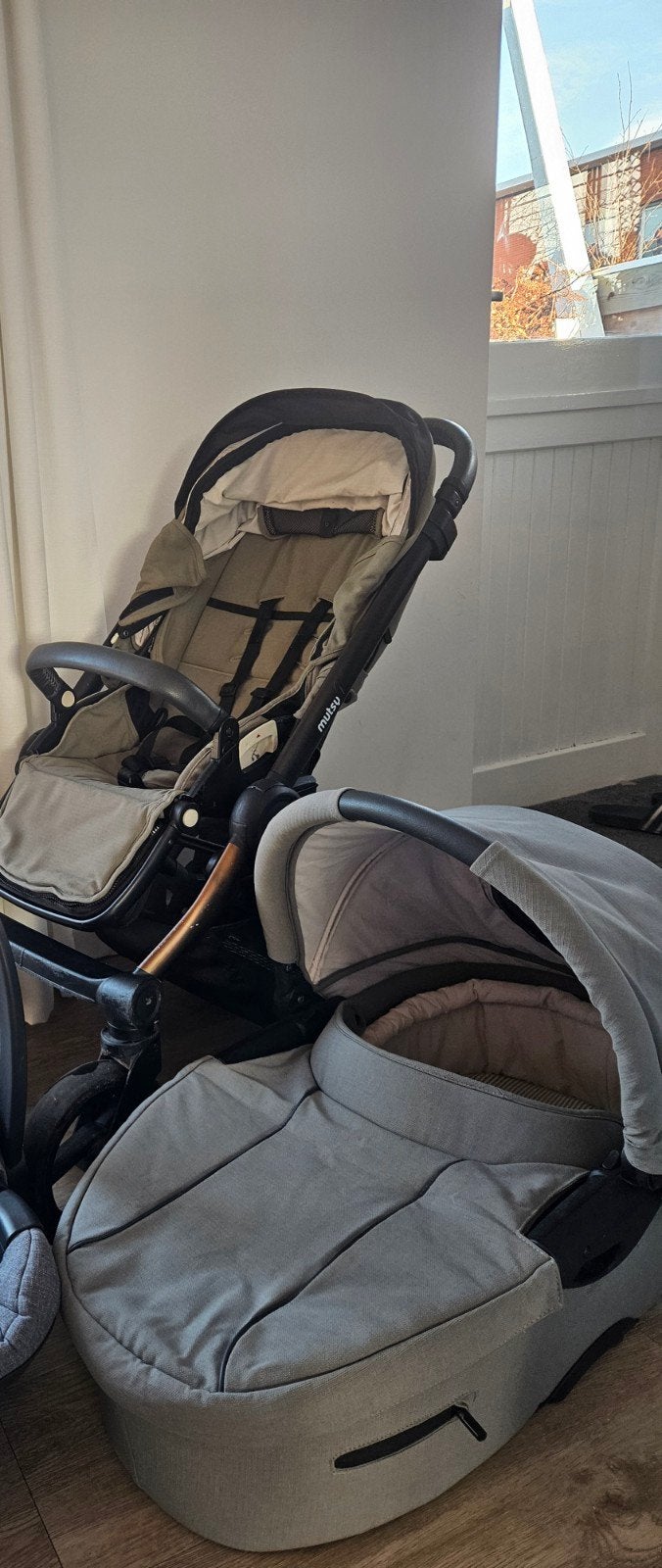 Mutsy kinderwagenset, Gebruikt, Ophalen of Verzenden, Combiwagen, Mutsy