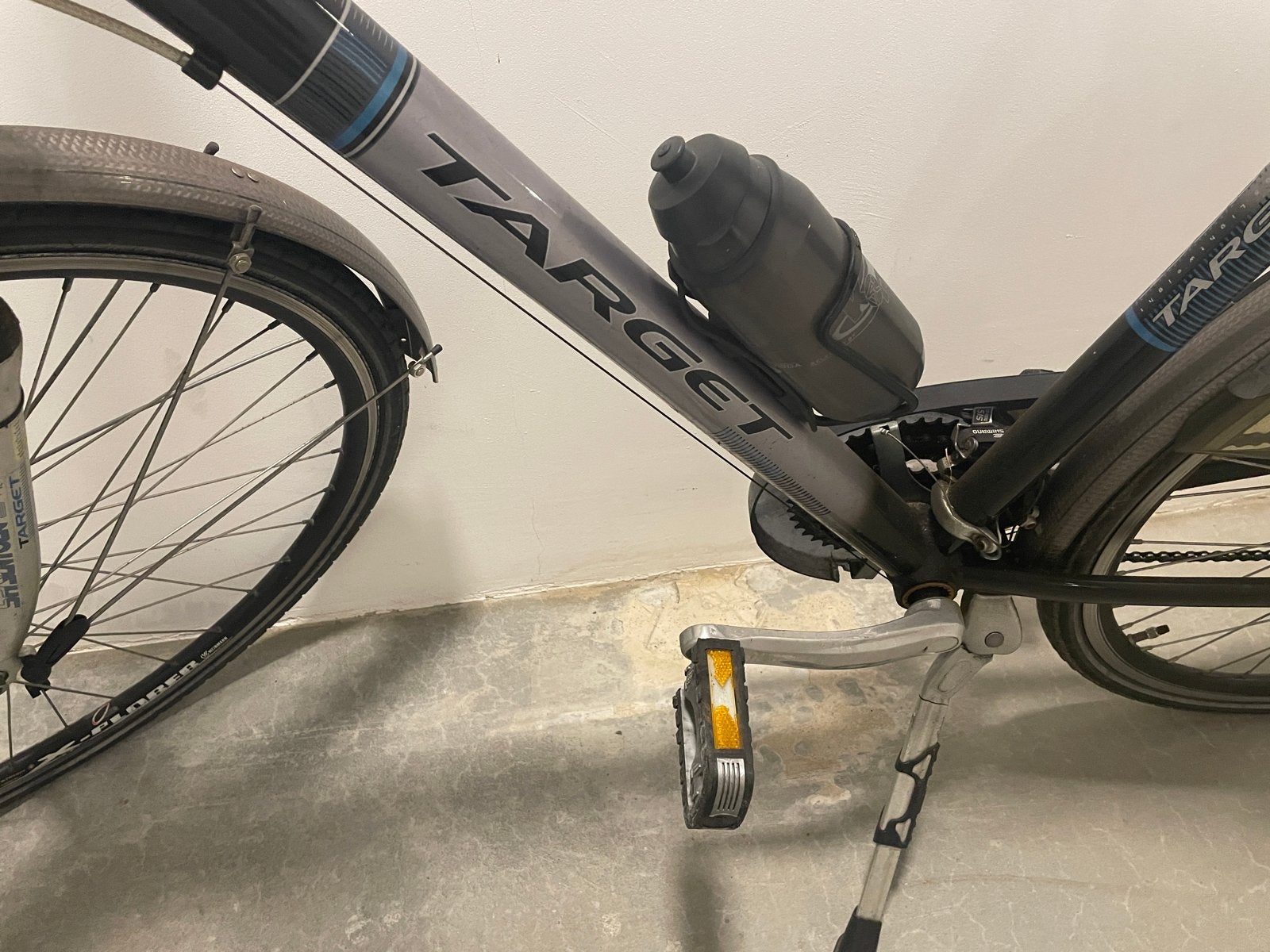 Target fiets herenfiets met 21versnellingen, Fietsen en Brommers, Gebruikt, Versnellingen, 57 tot 61 cm, Trommelrem