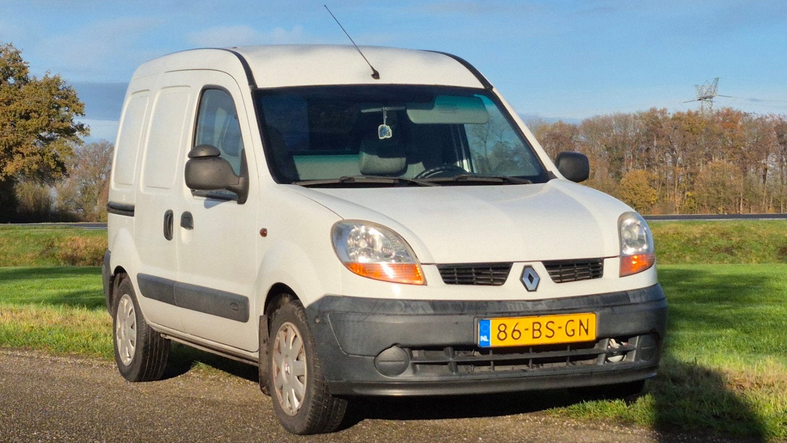 Verkocht.... Renault Kangoo, Auto's, Voorwielaandrijving, Stof, Renault, Wit