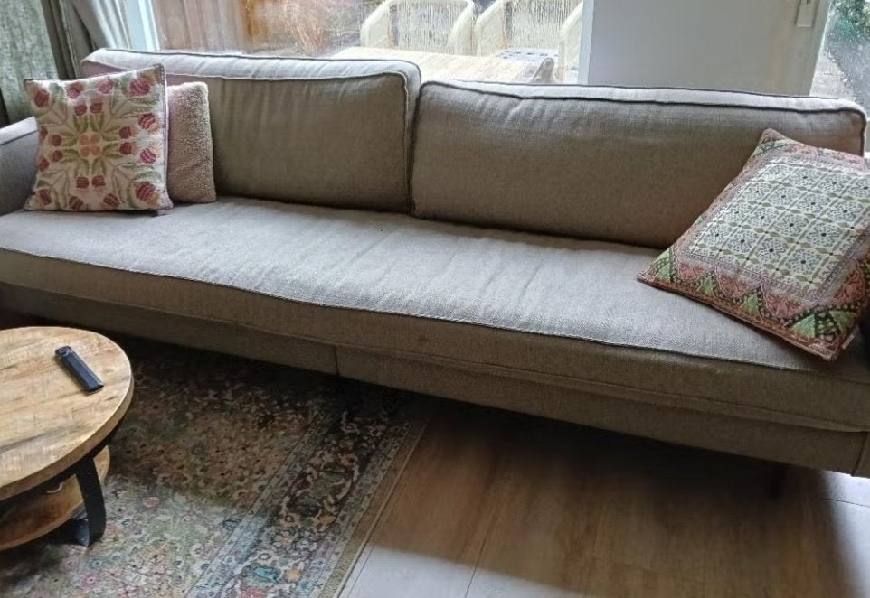 Gratis bank, Huis en Inrichting, Ophalen, Gebruikt, Driepersoons, 75 tot 100 cm