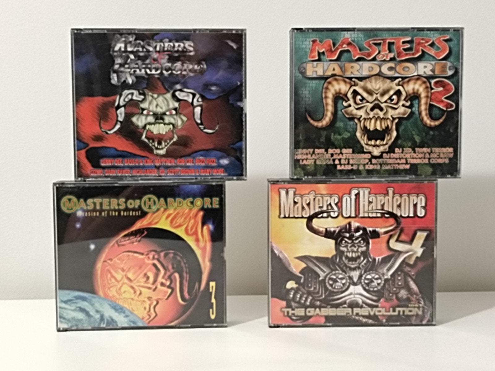 Masters of Hardcore 1 t/m 4, ID&T, Thunderdome, Near Mint NM, Ophalen of Verzenden, Zo goed als nieuw, Dance