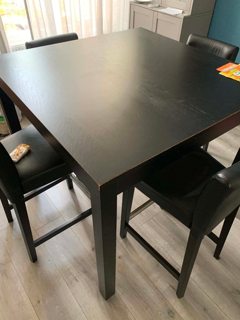 Vierkante tafel, Ophalen, Gebruikt, 50 tot 100 cm, Vierkant