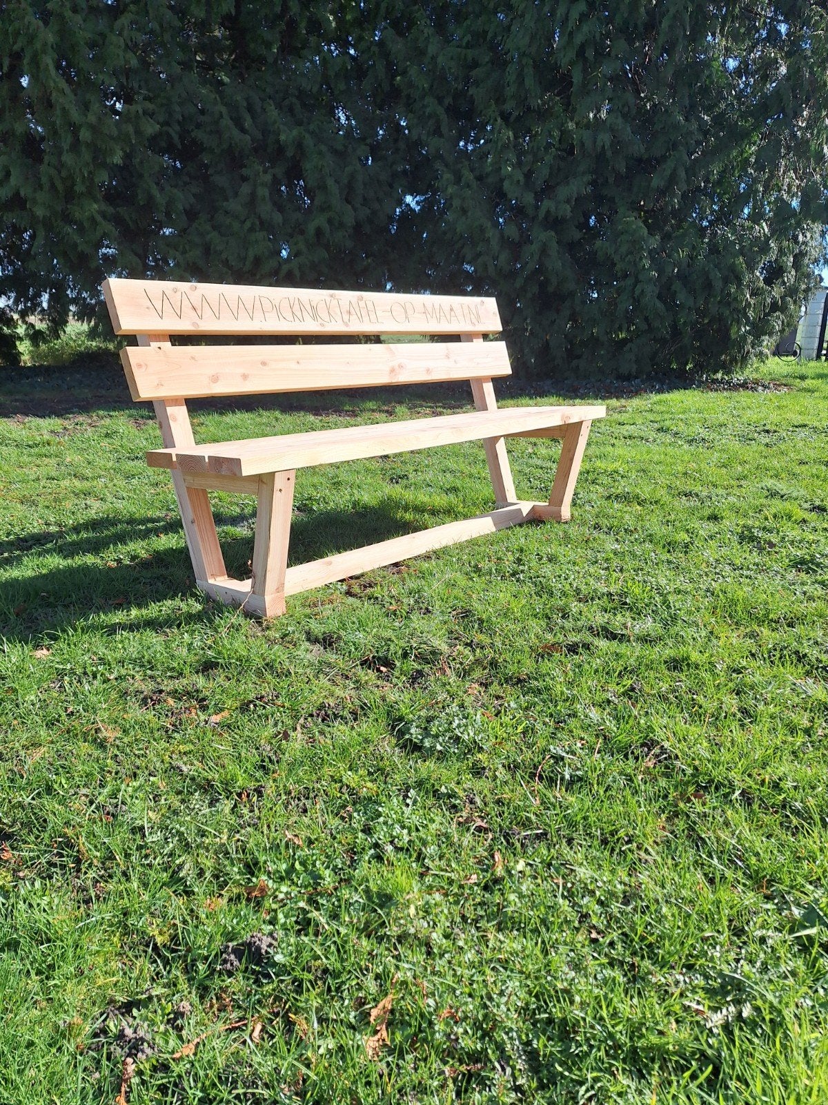 tuinbank op maat gemaakt, Ophalen of Verzenden, Nieuw, Hout, Schommelbank