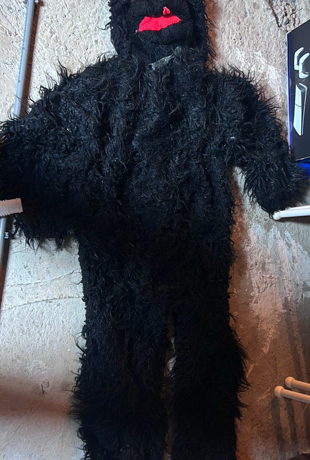 Zwart mascotte pak - ideaal voor evenementen of feesten, Ophalen of Verzenden, Gebruikt, Pak of Jurk