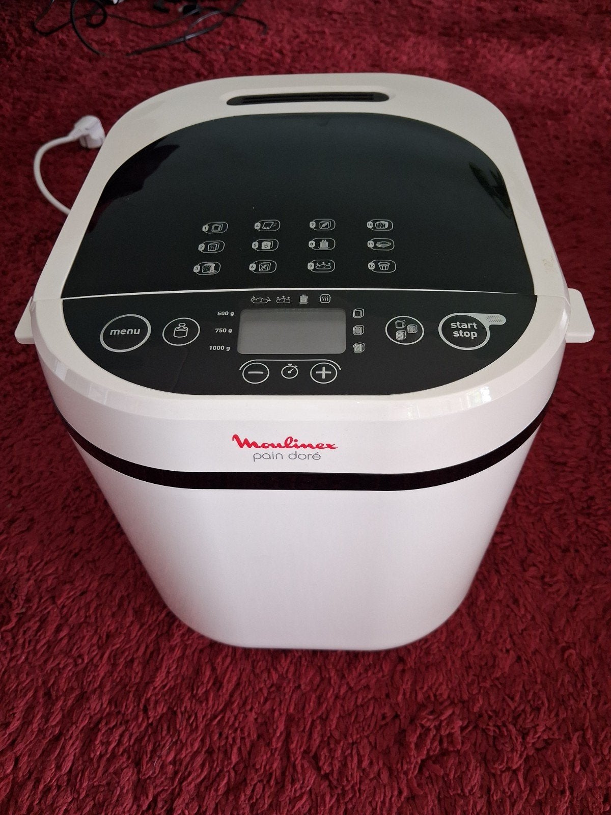 Moulinex Pain Doré Broodbakmachine, Witgoed en Apparatuur, Broodbakmachines, Gebruikt, Met timer, 800 tot 1200 gram deeg, Meer dan 10 programma's