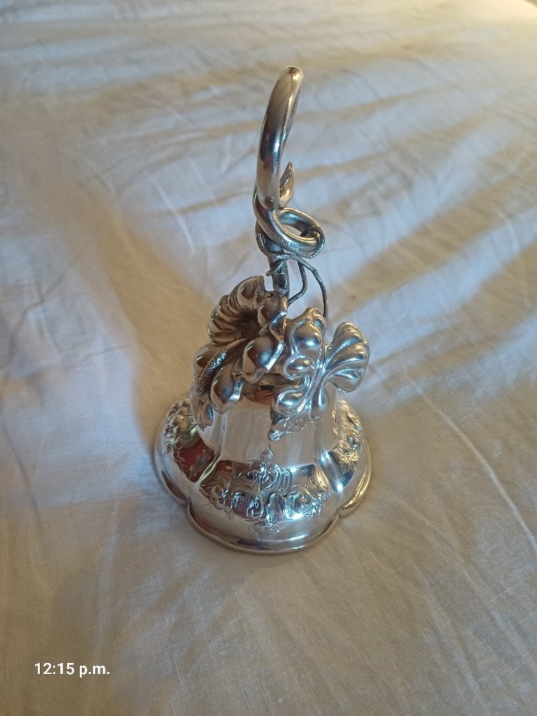 Zilveren tafelbel, Ophalen of Verzenden, Zilver