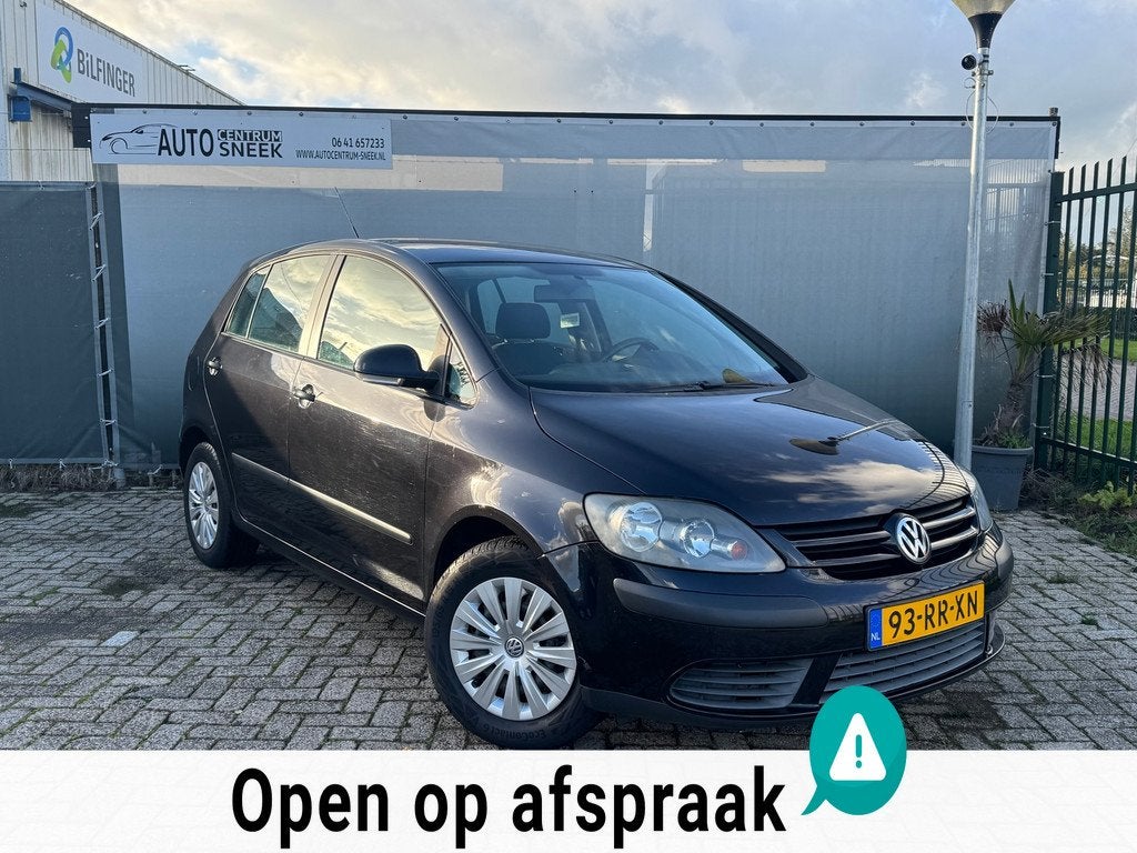 Volkswagen Golf Plus 1.4 Turijn - APK 10-26 - Clima - Cruise, Auto's, Volkswagen, Stof, Gebruikt, 4 cilinders, Zwart