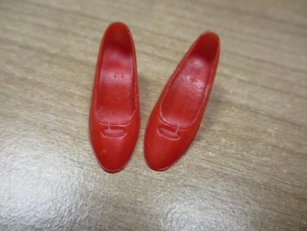 VINTAGE BARBIE/FRANCIE PUMPS JAPAN NM, Verzamelen, Poppen, Verzenden, Gebruikt, Accessoires