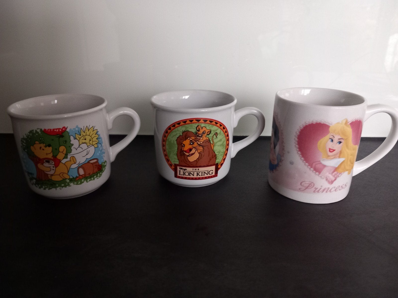 Drie mokken/bekers, Zo goed als nieuw, Overige stijlen, Aardewerk, Mok