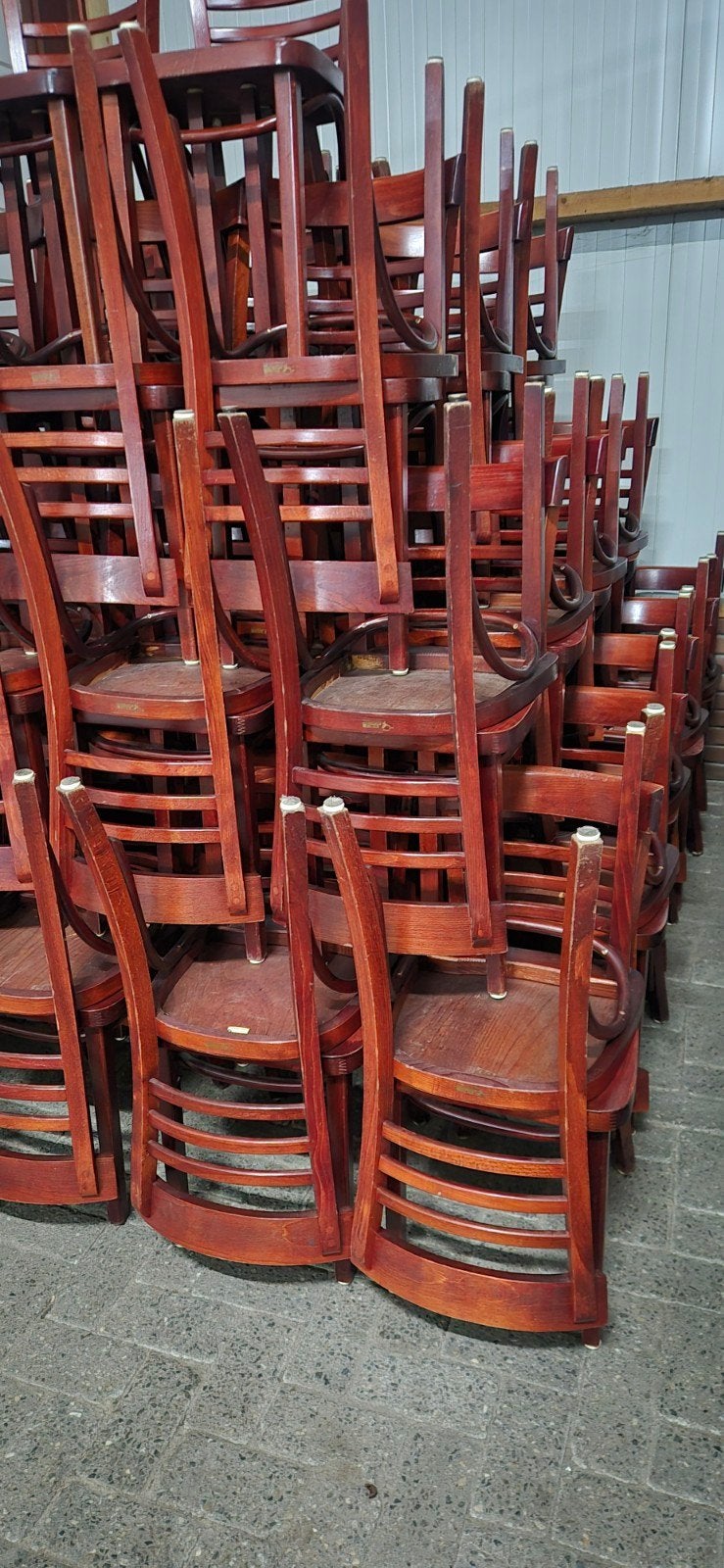 Stoelen horeca restaurant bistro, Ophalen, Geen, Vijf, Zes of meer stoelen, Hout
