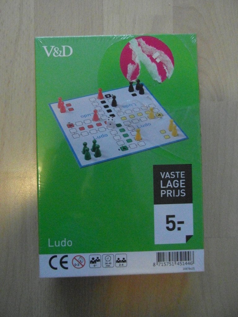 Ludo / Mens erger je niet - Reisspel - Nieuw, V&D, Nieuw, Ophalen of Verzenden, Een of twee spelers