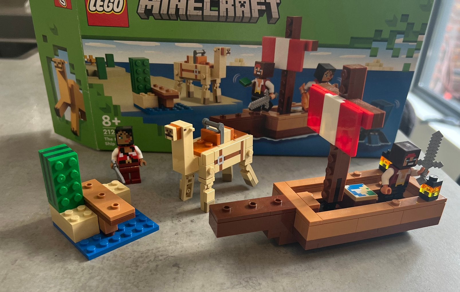 Minecraft lego 21259, Ophalen of Verzenden, Zo goed als nieuw
