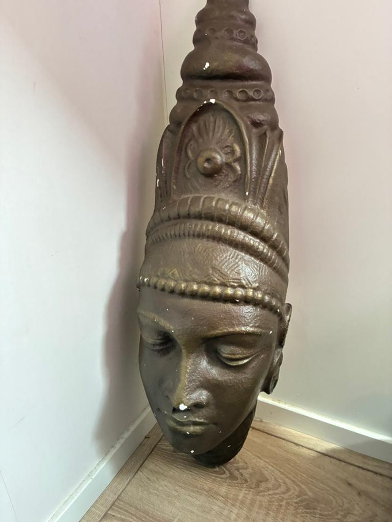 Wanddecoratie Thaise Boeddhistische godin groot, Ophalen, Gebruikt