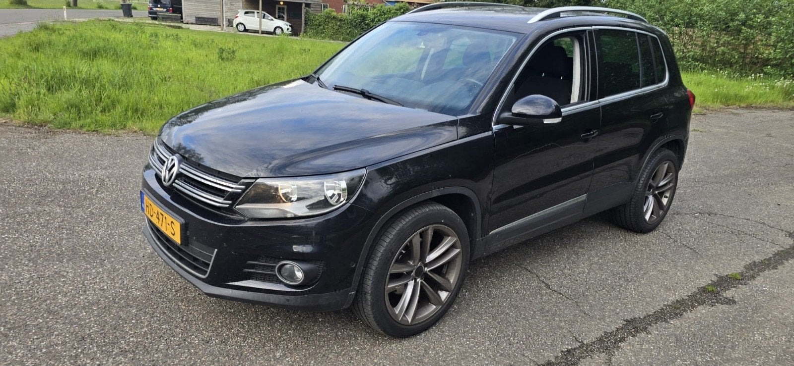 Volkswagen Tiguan 1.4 TSI 92KW 2015 Zwart, Auto's, Volkswagen, Voorwielaandrijving, 125 pk, 4 cilinders, Alcantara