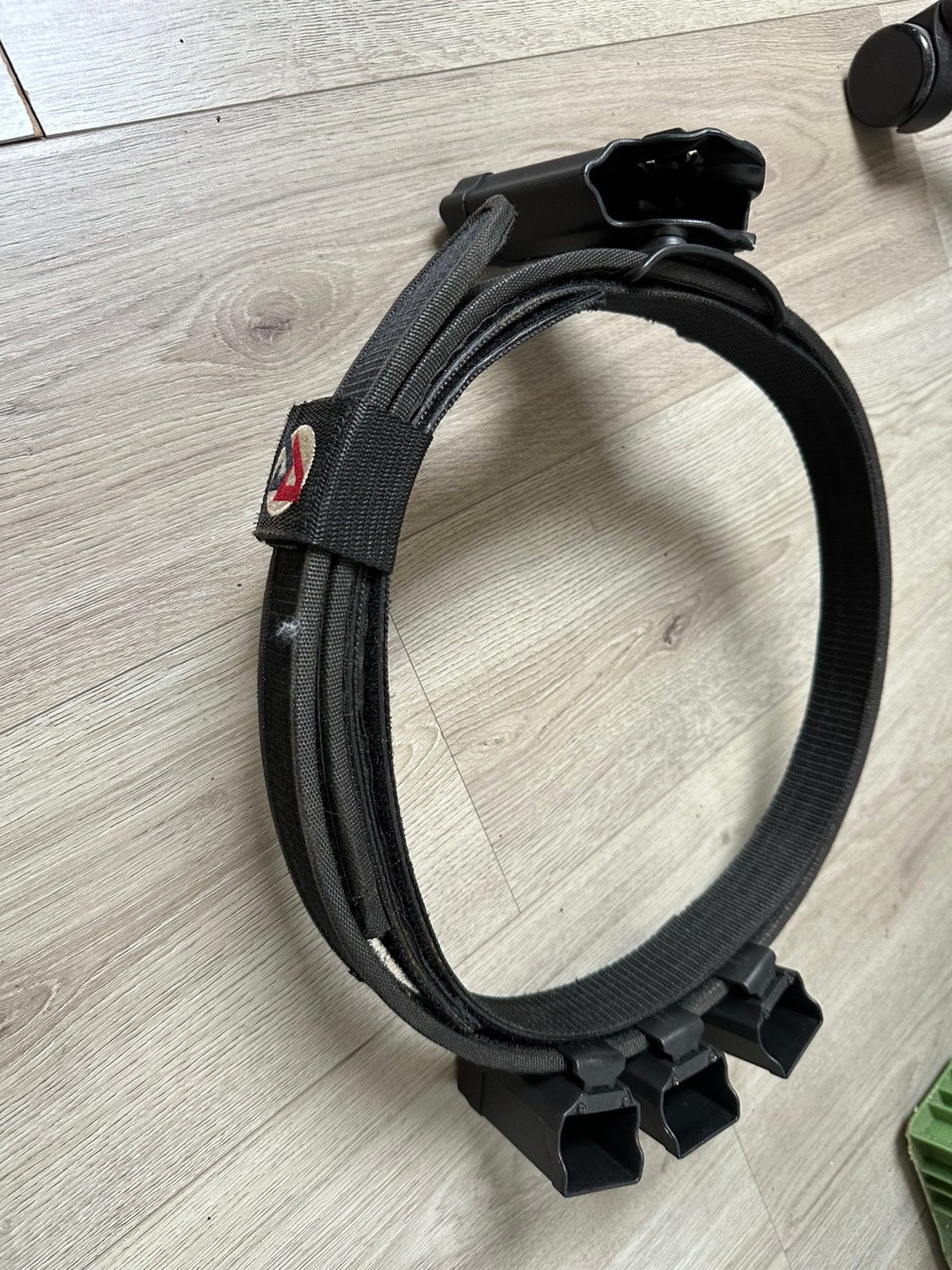 Dubbel alpha npsa riem met hosler voor glock 21, Ophalen of Verzenden, Gebruikt