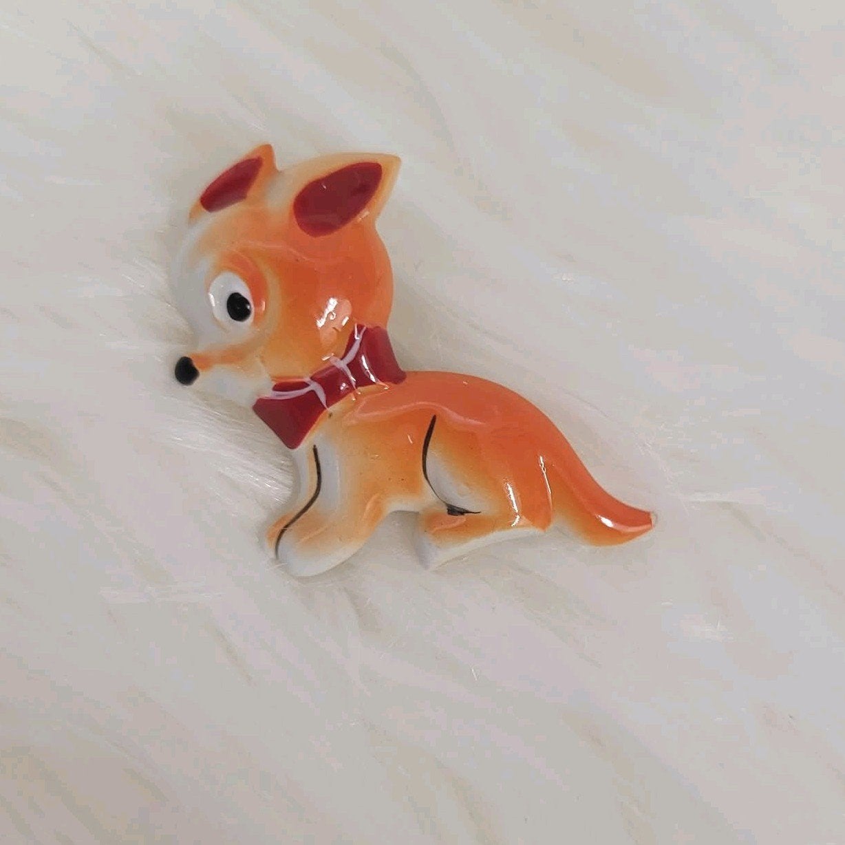 Broche vos, Verzenden, Zo goed als nieuw, Overige materialen