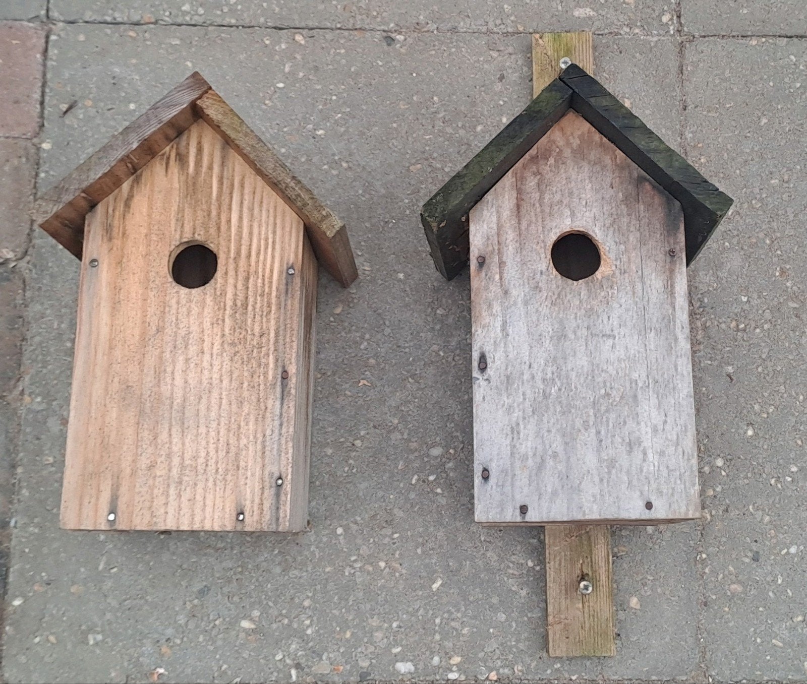 Nestkast vogelhuisje koolmees pimpelmees, Ophalen, Gebruikt