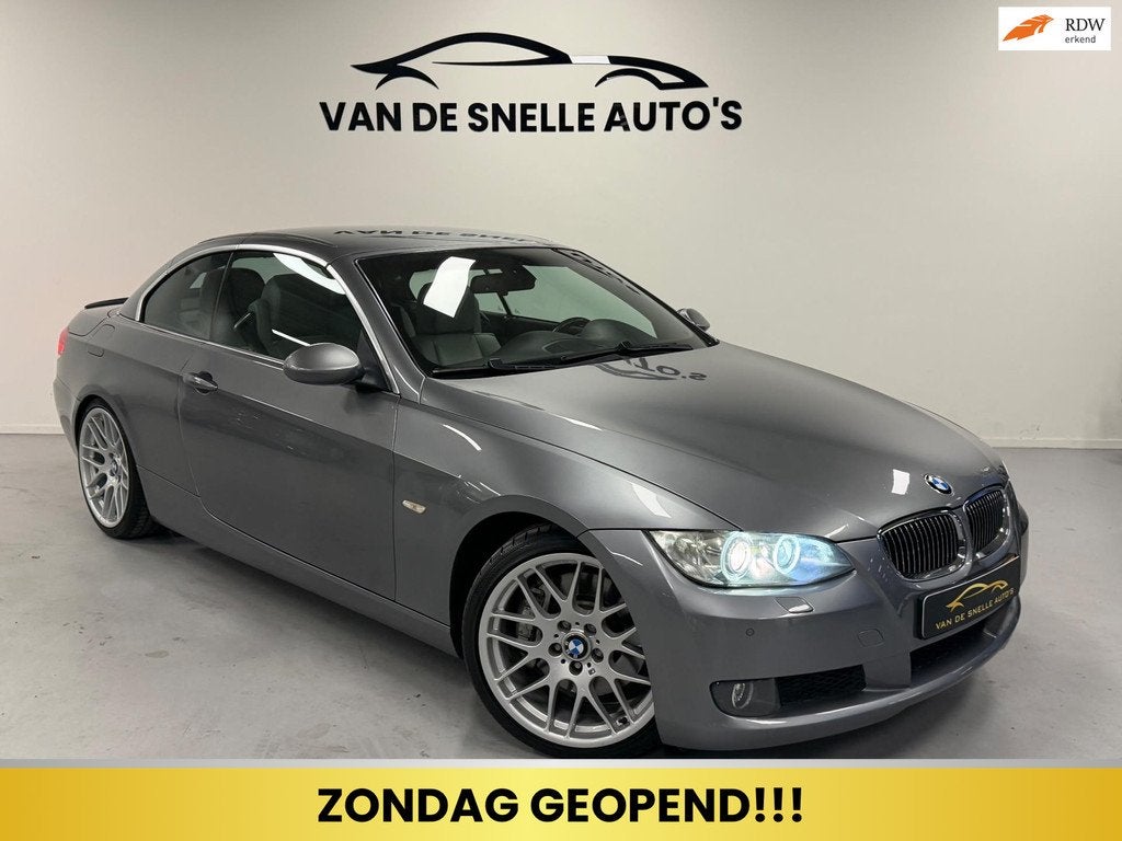 BMW 3-serie Cabrio 335i BIXENON/LEER/TOPAUTO, Auto's, BMW, Bedrijf, Te koop, 3-Serie, Open dak, Benzine, Euro 4, F, Cabriolet