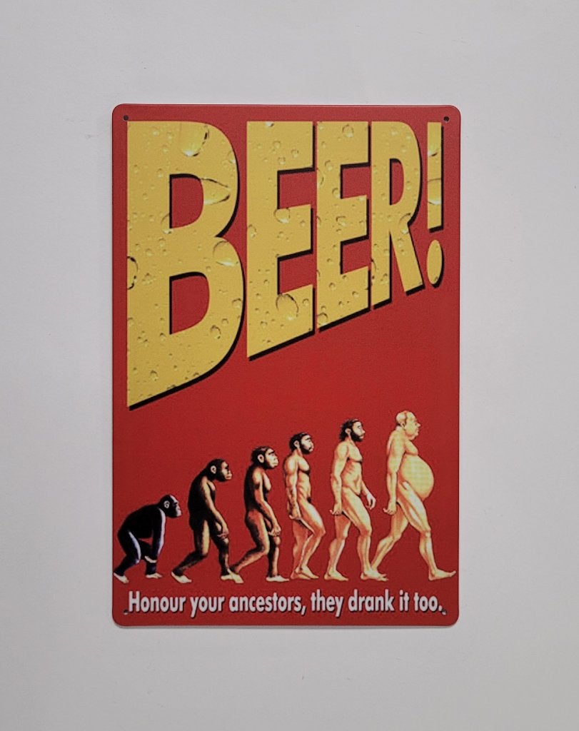 Beer revolutie bier reclamebord van metaal wandbord deco, Huis en Inrichting, Woonaccessoires | Wanddecoraties, Info@deconoord.nl