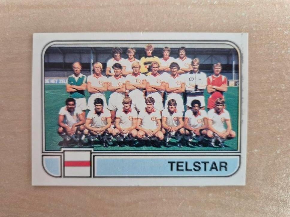 Panini Voetbal 82 Elftal Telstar, Verzamelen, Sportartikelen en Voetbal, Ophalen of Verzenden, Zo goed als nieuw, Ajax, Poster, Plaatje of Sticker