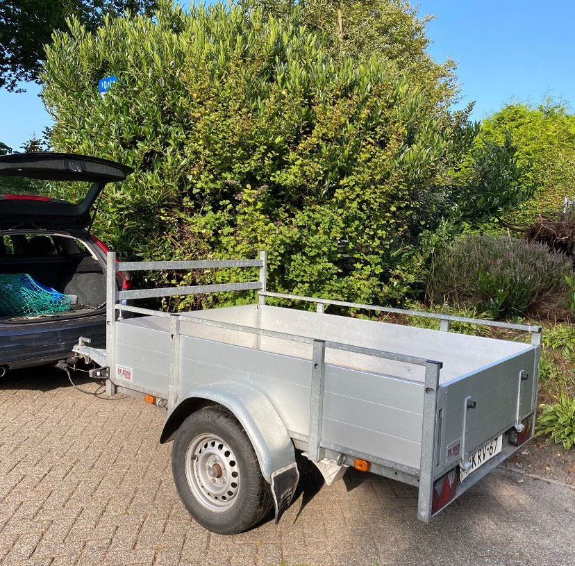 Aanhanger max 750 kg huren 25 euro per dag, Ophalen of Verzenden, Overige typen, 80 kg of meer