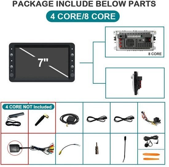 2-DIN Android 14 Autoradio – Multimedia Speler – Auto Stereo, Hobby en Vrije tijd, Corvance B.V., Verzenden, Nieuw, Corvancebol@gmail.com
