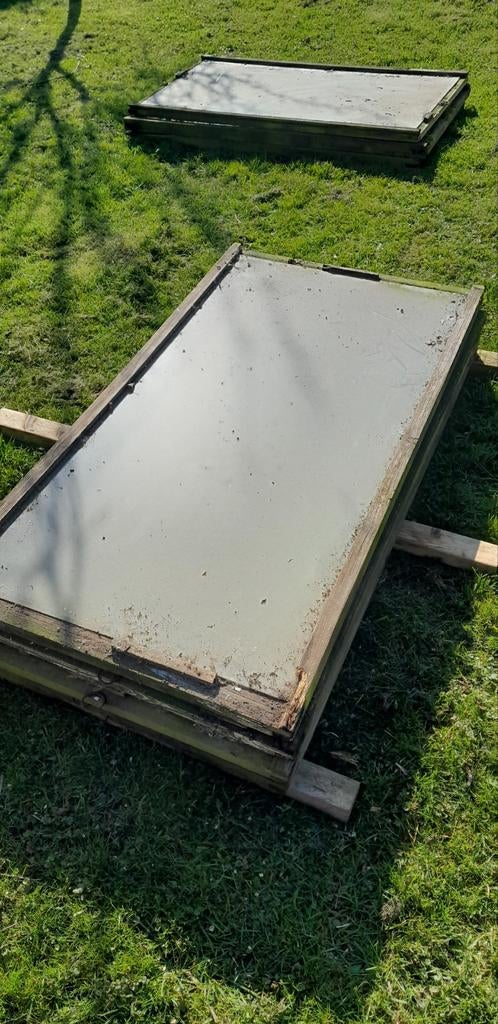 Eenruiters platglasramen, Doe-het-zelf en Verbouw, Ophalen, Gevelraam of Ruit, Gebruikt, Minder dan 80 cm