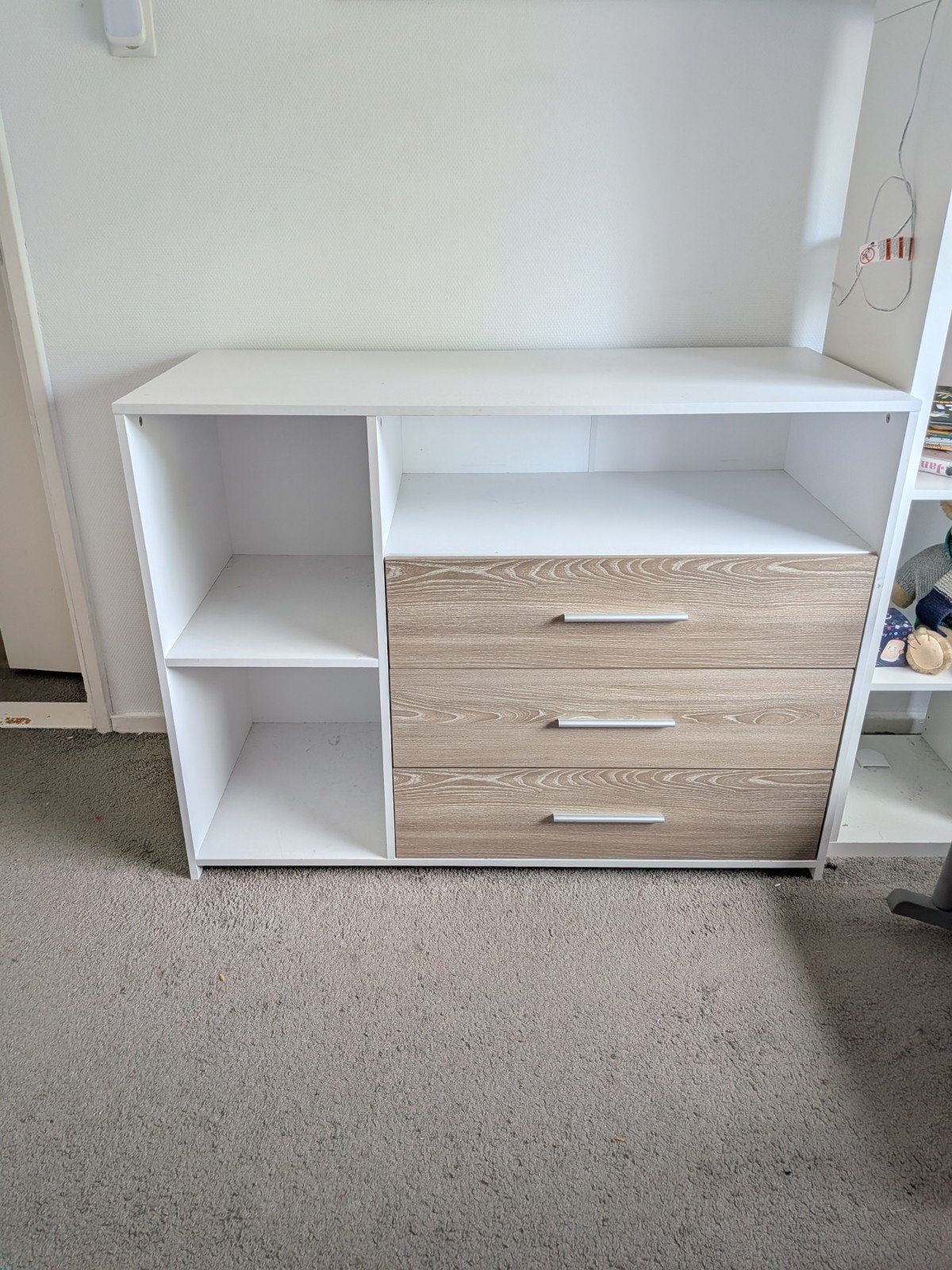 Commode met lades en open vakken - 120x52x90 cm, Ophalen, Gebruikt, 50 tot 70 cm, 100 cm of meer