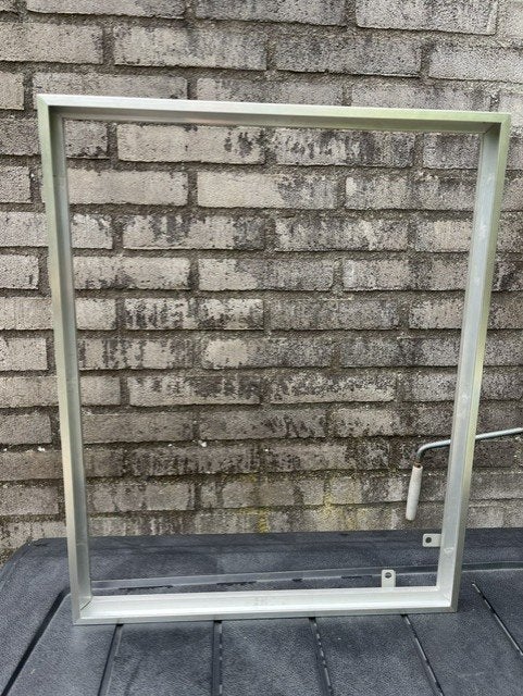aluminium wissellijst, Audio, Tv en Foto, Fotografie | Fotolijsten, Ophalen, Gebruikt, Zilver, Metaal