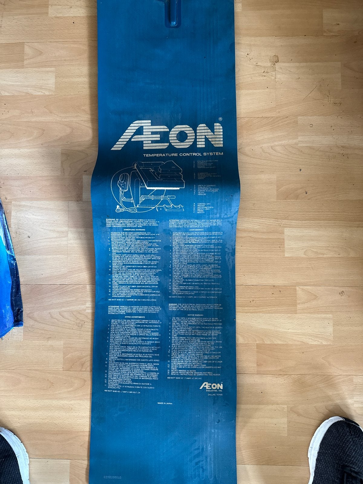 AEON Waterbed Verwarmingselement GOLD/A400 LTD, Solo-systeem, Info@aeon.com, Tweepersoons, Overige maten