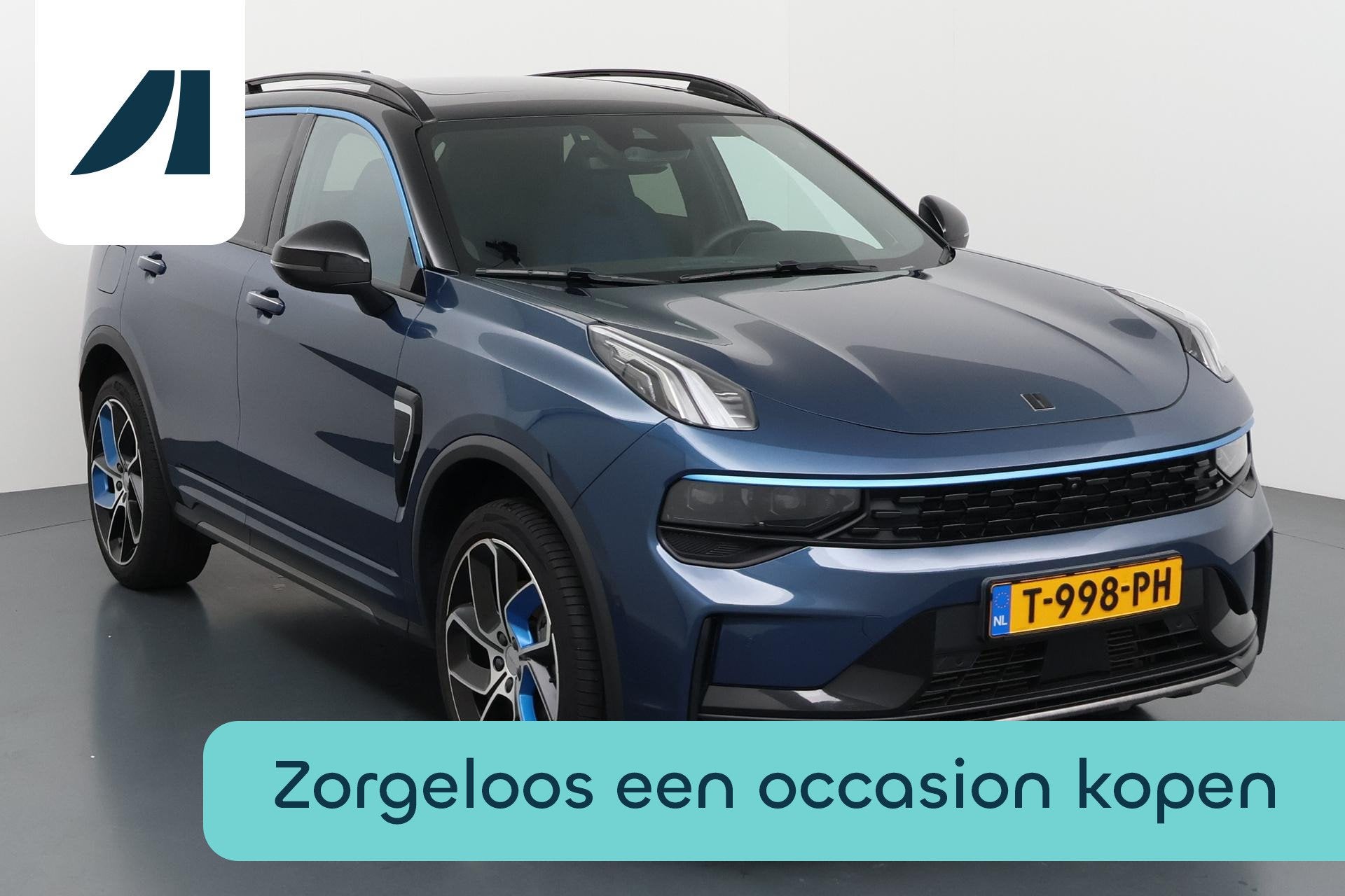 Lynk & Co 01 1.5 Stijlvolle plug-in hybride SUV met alle lux, Auto's, Stof, Euro 6, Blauw, 120 €/maand