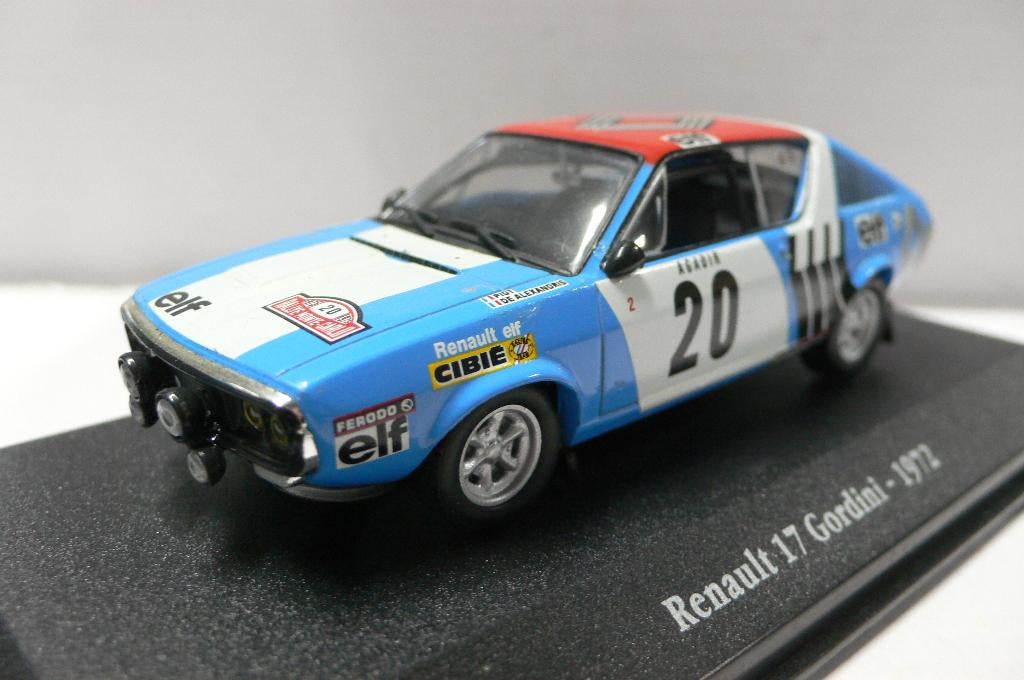 renault 17 gordini 1972 - atlas  1/43, Hobby en Vrije tijd, Modelauto's | 1:43, Verzenden, Nieuw, Auto, Overige merken