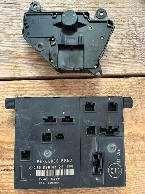 Bediening en Module stoelverstelling Mercedes SL, Auto-onderdelen, Dashboard en Schakelaars, Ophalen of Verzenden, Gebruikt, Mercedes-Benz