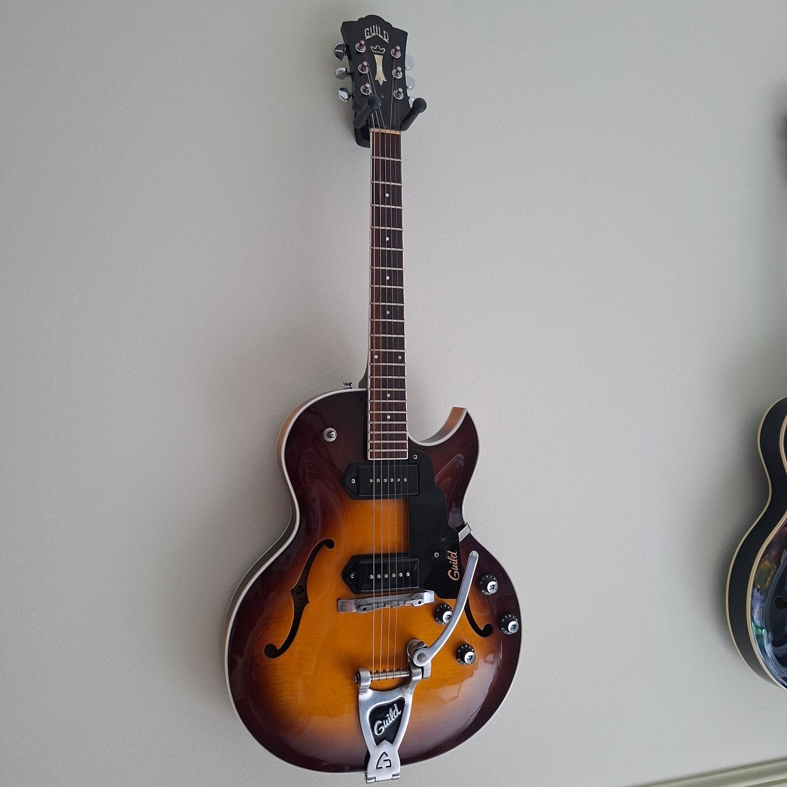 Guild Starfire III  2002 USA met Lollar P90's, Ophalen, Zo goed als nieuw, Hollow body, Overige merken