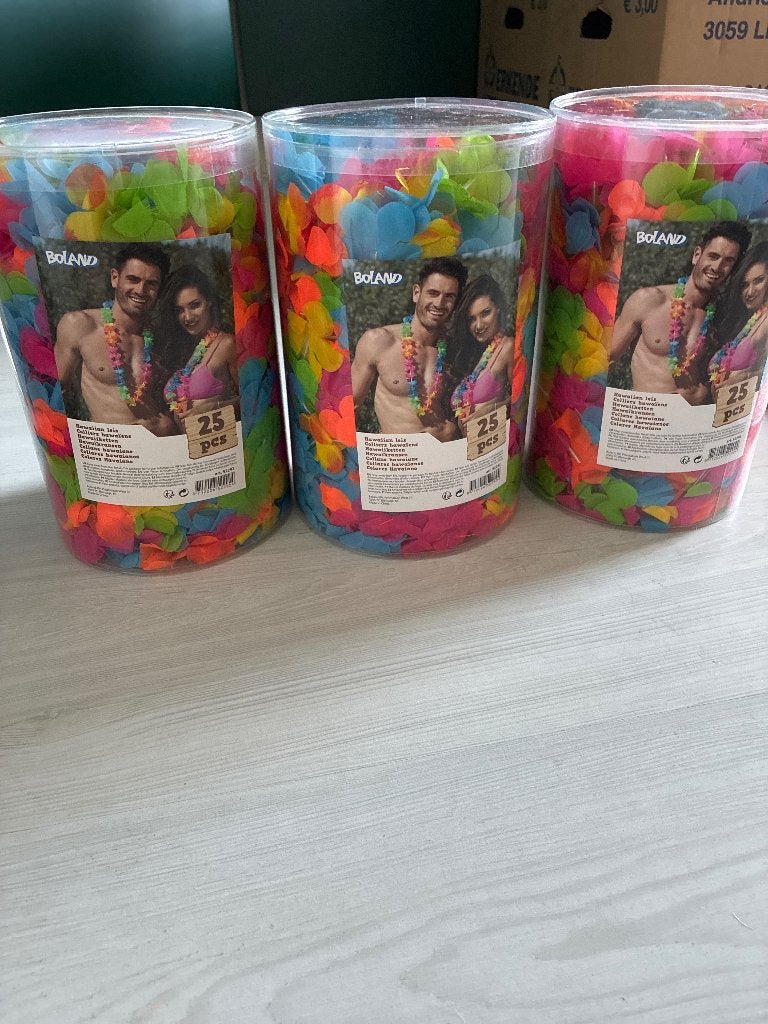 Hawaï kransen, Ophalen of Verzenden, Nieuw, Feestartikel, Overige