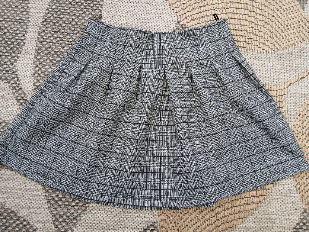 C&A grijs geruite rok maat 140, Kinderen en Baby's, Kinderkleding | Maat 140, C&A, Meisje, Ophalen of Verzenden, Zo goed als nieuw