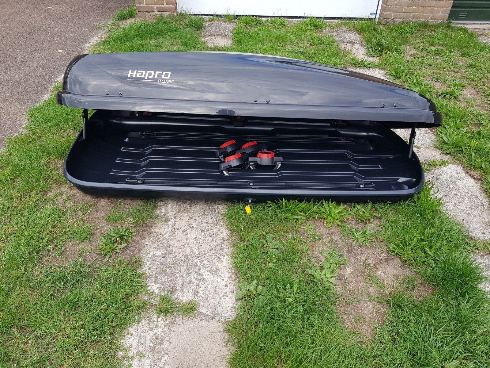 DEMO MODEL GEWEEST grote Hapro Traxer 6.6 dakkoffer skibox, Ophalen of Verzenden, Zo goed als nieuw