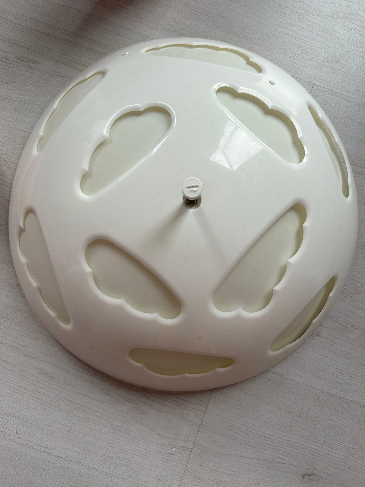 IKEA Wolken Plafondlamp voor 3 lampjes - Wit, Kunststof, Gebruikt, E14 (klein), Ophalen of Verzenden