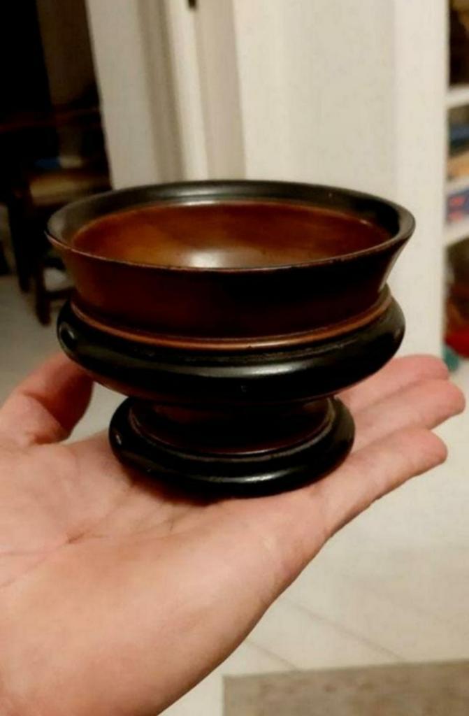 Antiek Kluwen- of Knoppenbakje -Biedermeier, Ophalen of Verzenden