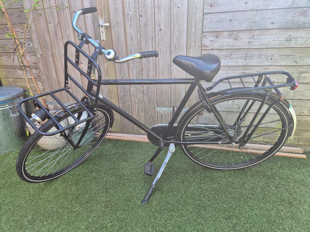 Gazelle heren fiets 28inch met voorrek, Ophalen, Terugtraprem, Gebruikt, Gazelle
