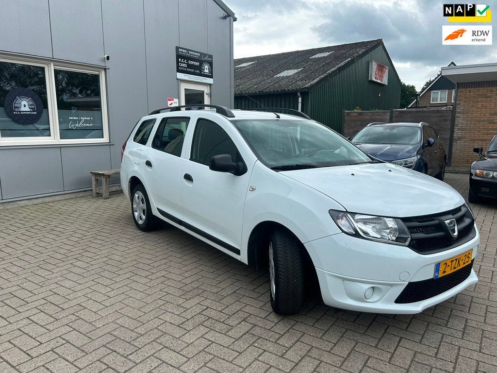 Dacia Logan MCV 0.9 TCe Ambiance, Auto's, Voorwielaandrijving, Wit, Origineel Nederlands, Bedrijf