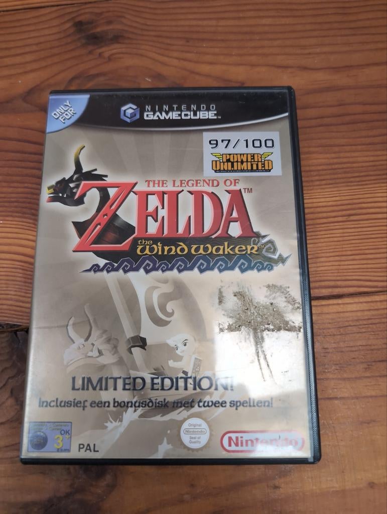 Zelda The Wind Waker Limited Edition GameCube, Avontuur en Actie, Gebruikt, 1 speler, Ophalen of Verzenden