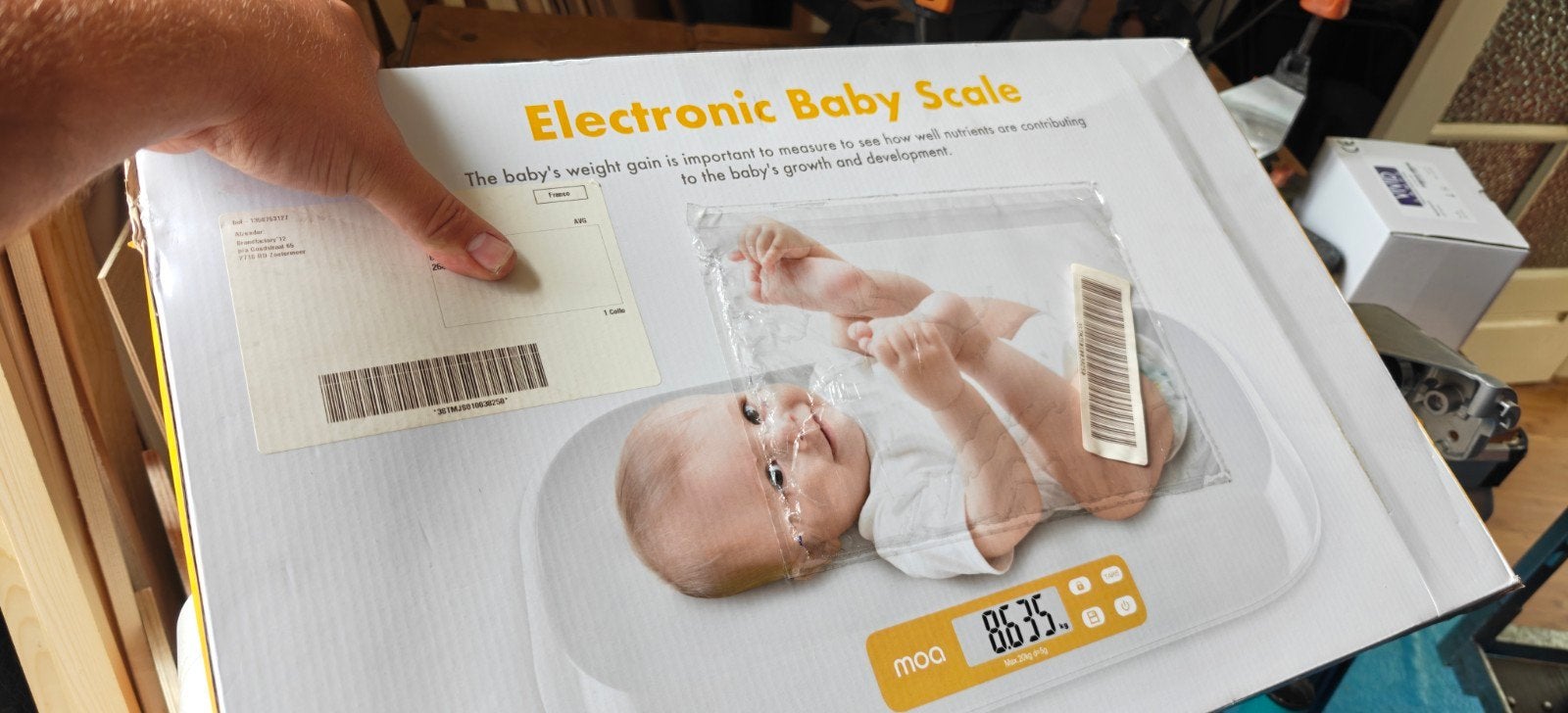 Nieuwe Moa Elektronische Babyweegschaal, Kinderen en Baby's, Ophalen of Verzenden, Nieuw