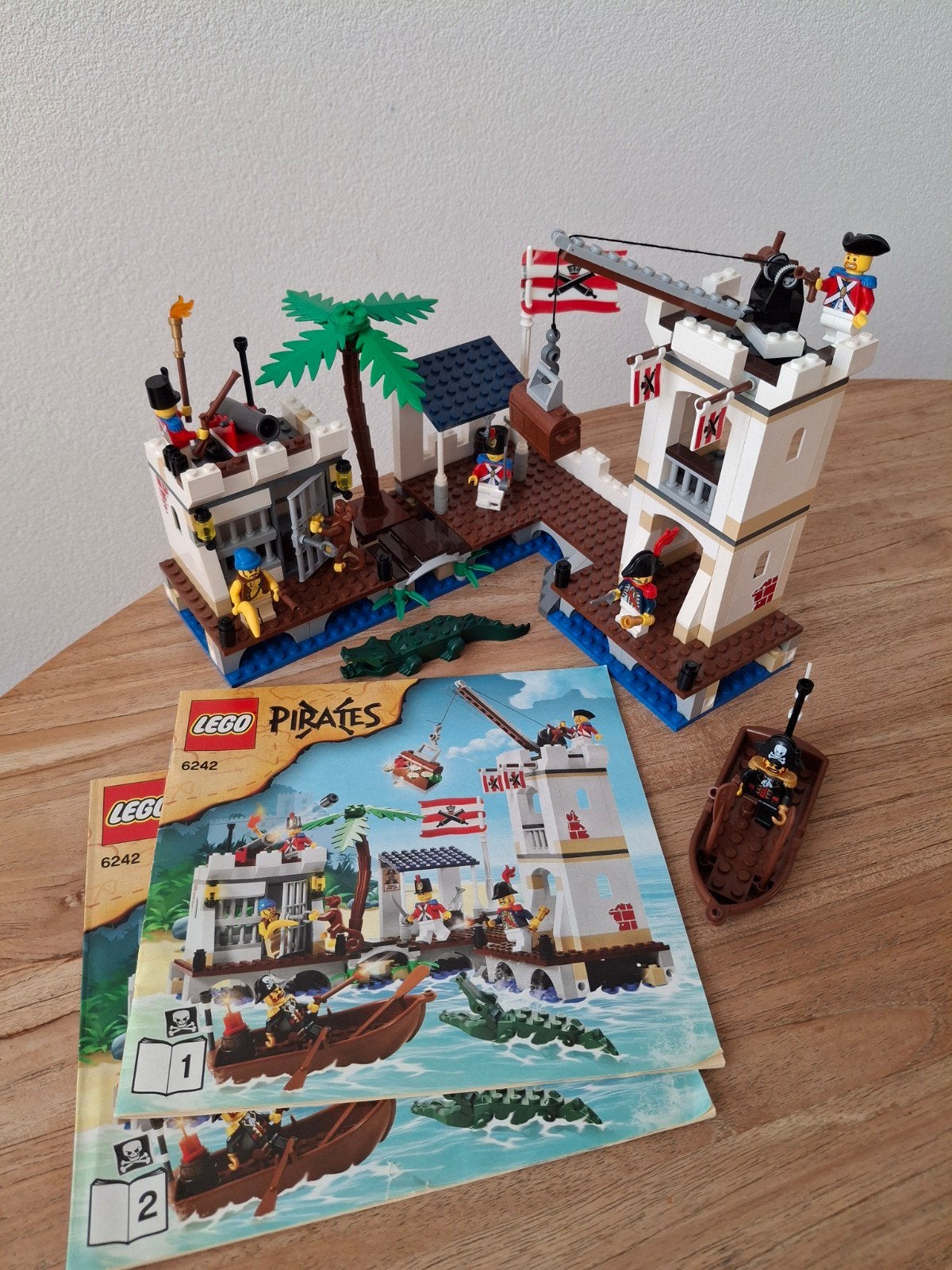 Lego Pirates 6242 Soldiers fort, Gebruikt, Lego, Inclusief instructies, Pirates