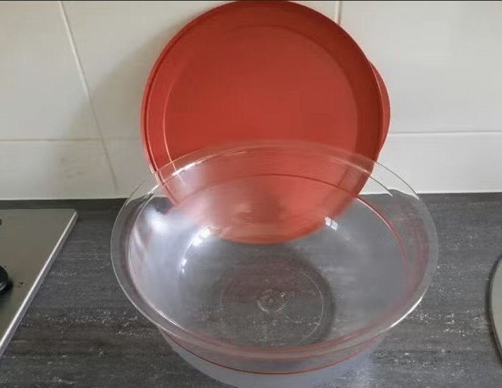 Superkom 6 liter Tupperware, Ophalen of Verzenden, Nieuw, Rood, Overige typen