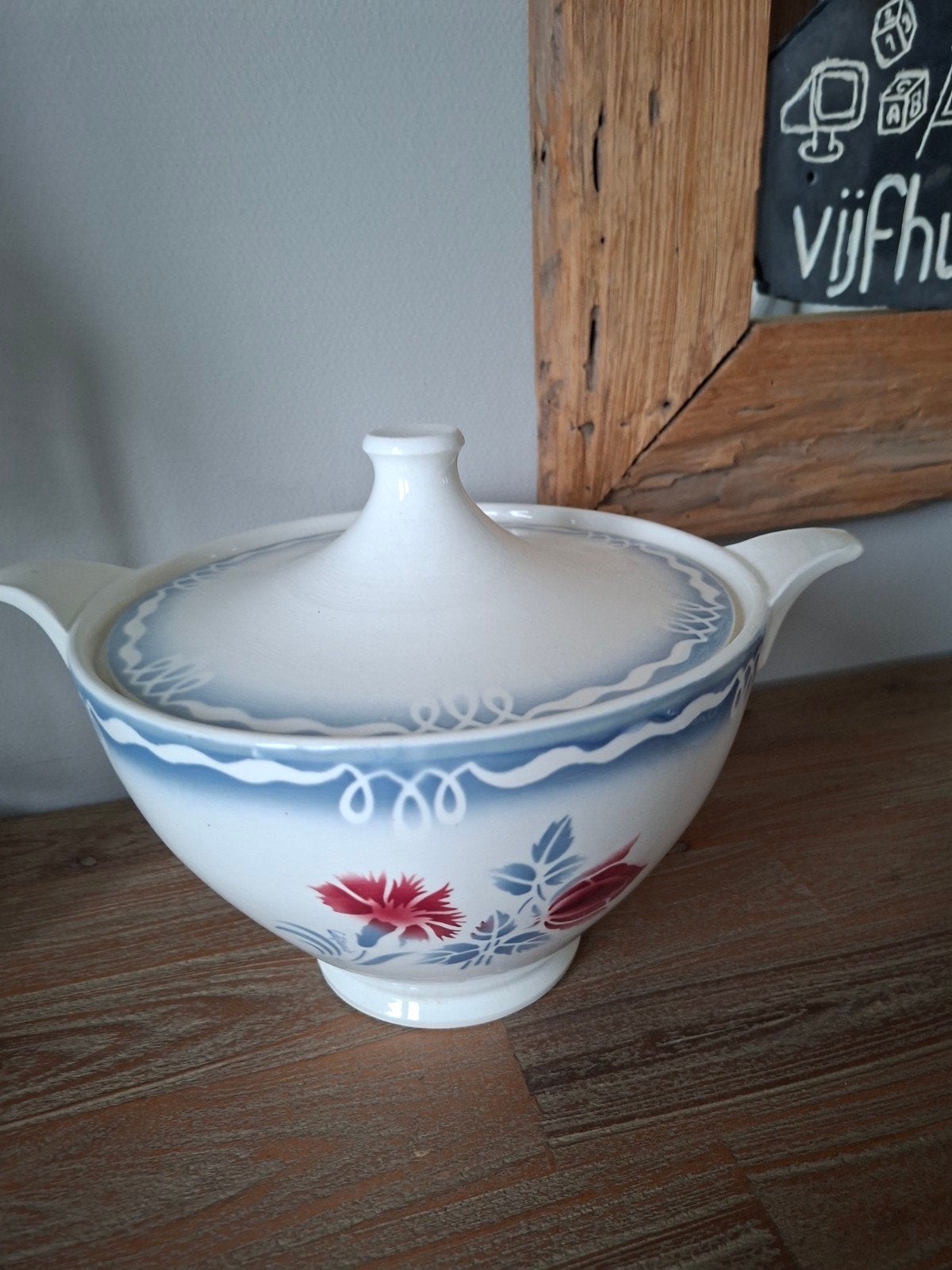 Vintage  California soepterrine, Antiek en Kunst, Ophalen of Verzenden