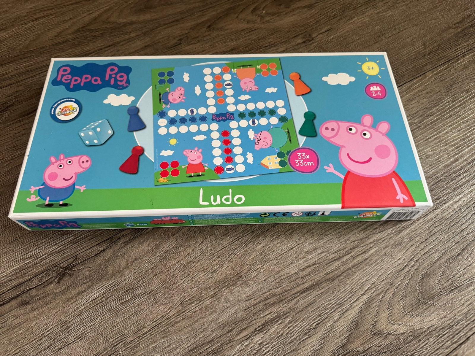 Peppa Pig Ludo Bordspel - Zo goed als nieuw, Drie of vier spelers, Ophalen of Verzenden, Zo goed als nieuw